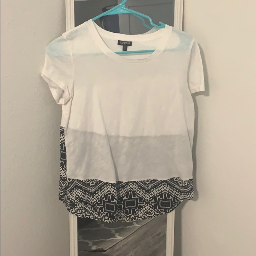 White and black work top